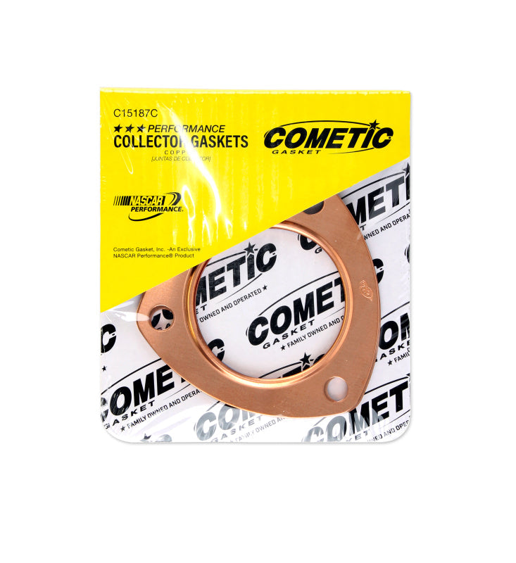 Cometic Exhaust Header Collector Gasket .043in Copper-2.5in Diameter Port-3.5in Bolt Circle-Set-tuningsupply.com