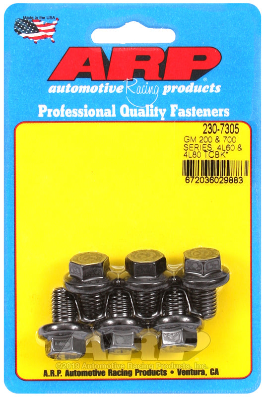 
  

ARP 230-7305 - ARP230-7305 - ARP GM 200/700 4L60/4L80 Torque Converter Bolt Kit - 6 Piece - Shipped in Europe - Tuningsupply.com

