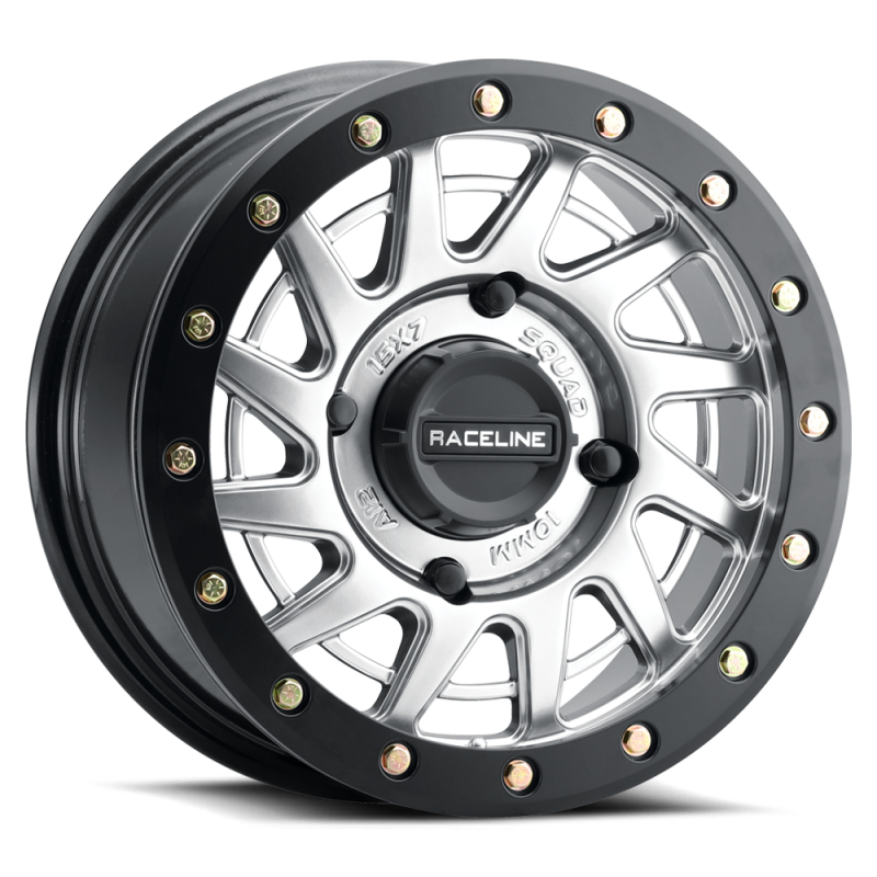 
  

Raceline A12SB-57037+38 - RCLA12SB-57037+38 - Raceline A12SB Squad 15x7in/4x137 BP/38mm Offset/110.18mm Bore - Silver & Black Ring Beadlock Wheel - Shipped in Europe - Tuningsupply.com

