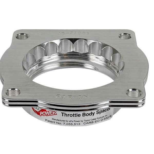 aFe Silver Bullet Throttle Body Spacers TBS BMW 5 Series (E60) 06-10 V8-4.8L-tuningsupply.com