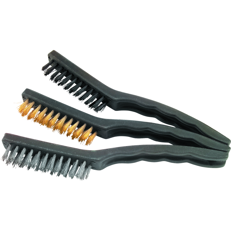 BikeMaster 3-pc Nylon/Wire Brush Set-tuningsupply.com