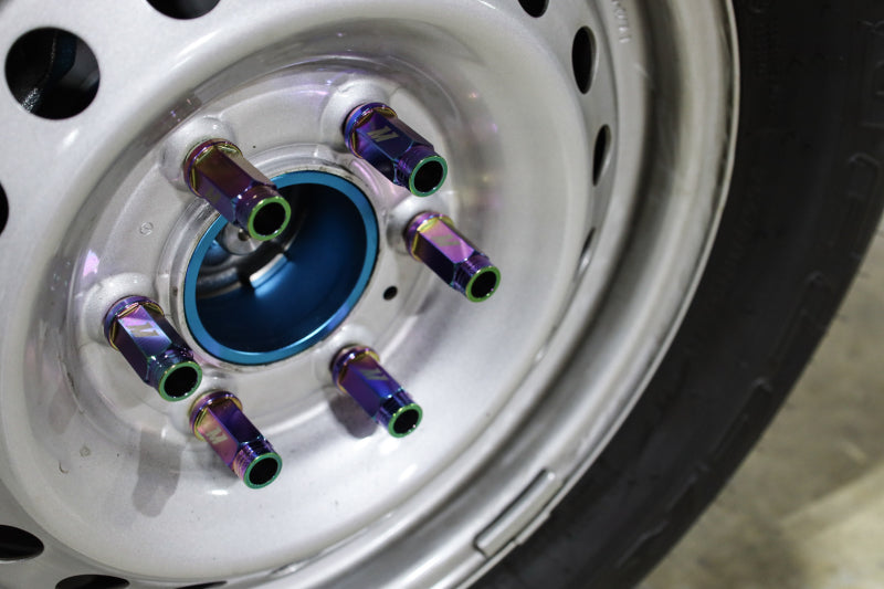 Mishimoto Aluminum Locking Lug Nuts M12x1.5 27pc Set Neo Chrome-tuningsupply.com