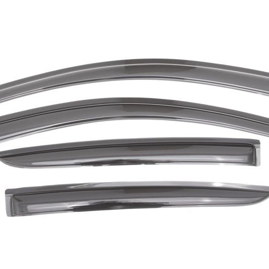 AVS 12-18 Nissan Versa (Excl. Hatch) Ventvisor Outside Mount Window Deflectors 4pc - Smoke-tuningsupply.com