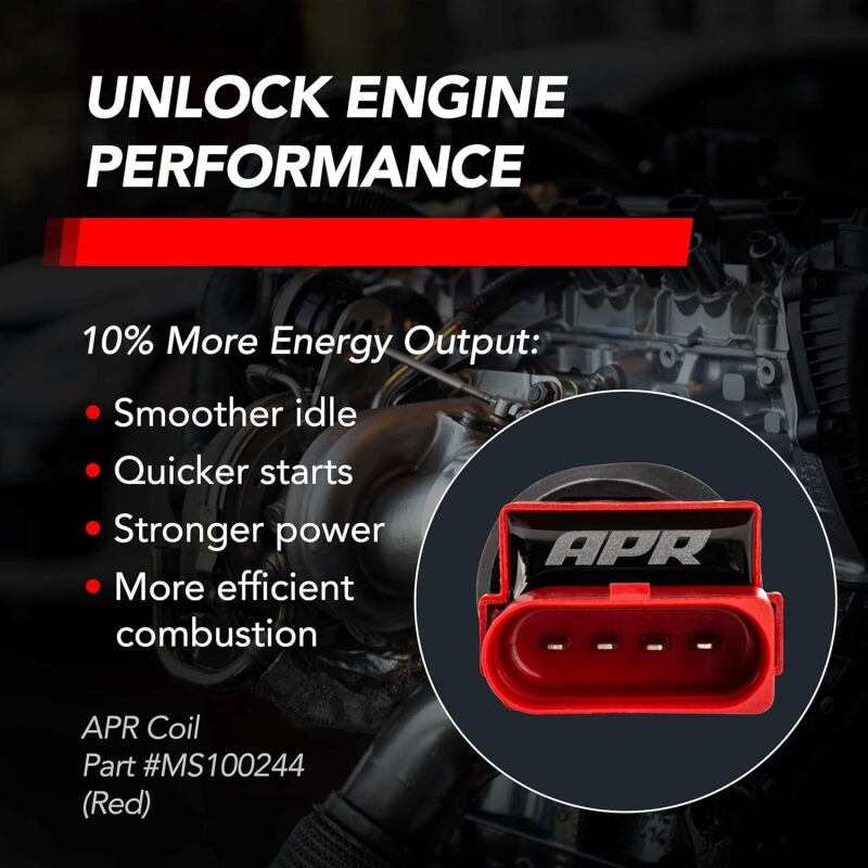 

APR MS100244 - APRMS100244 - APR Volkswagen/Audi/Porsche (VR6) 2.8L/3.2L/3.6L 24V Ignition Coil - Red - Shipped in Europe - Tuningsupply.com

