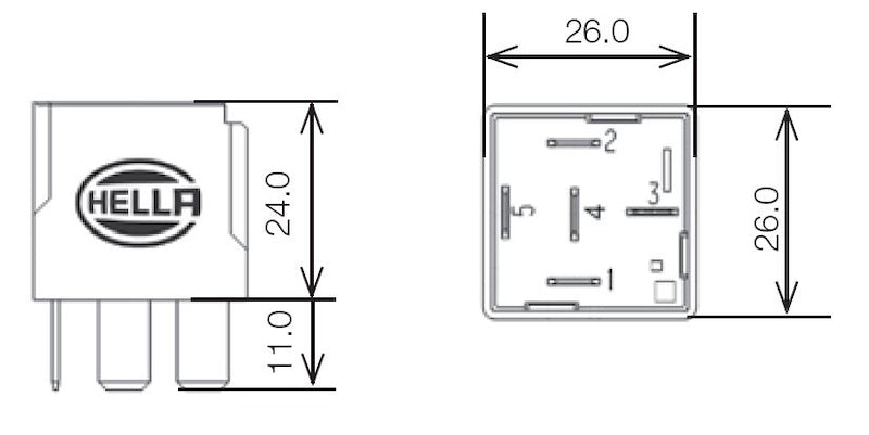 

Hella LA007794027 - HELLA007794027 - Hella Relay 12V 20/40A Spdt Res - Shipped in Europe - Tuningsupply.com
