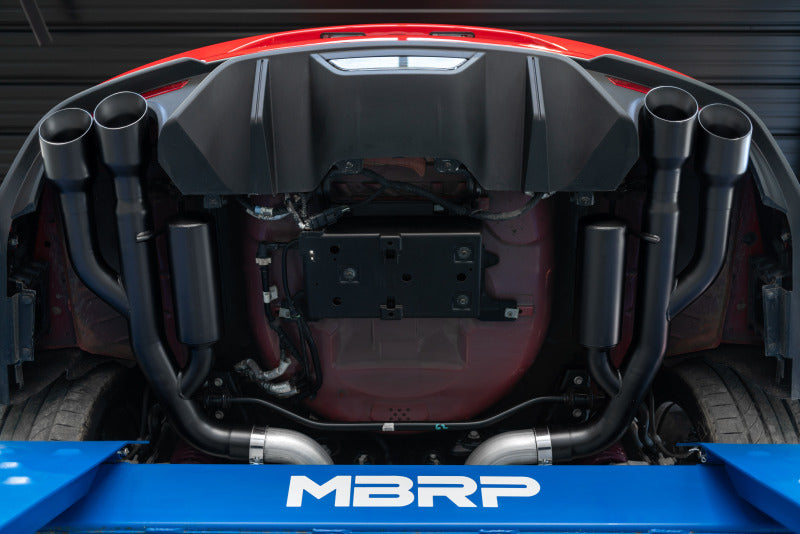 

MBRP PS7207BLK - MBRPS7207BLK - MBRP 18-19 Ford Mustang GT 5.0 3in Cat Back Quad Tip Race Version - Black - Shipped in Europe - Tuningsupply.com
