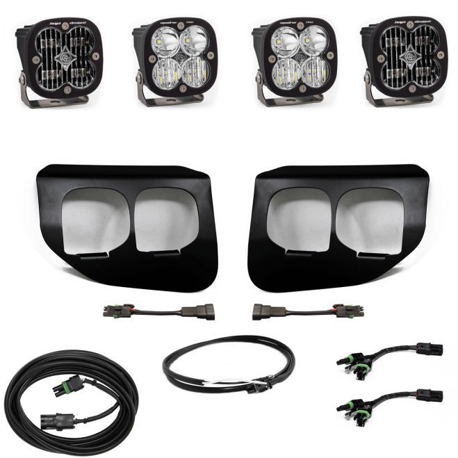 Baja Designs Ford Super Duty (20-On) Fog Lights Dual FPK SAE/Pro DC Baja Designs w/Upfitter-tuningsupply.com