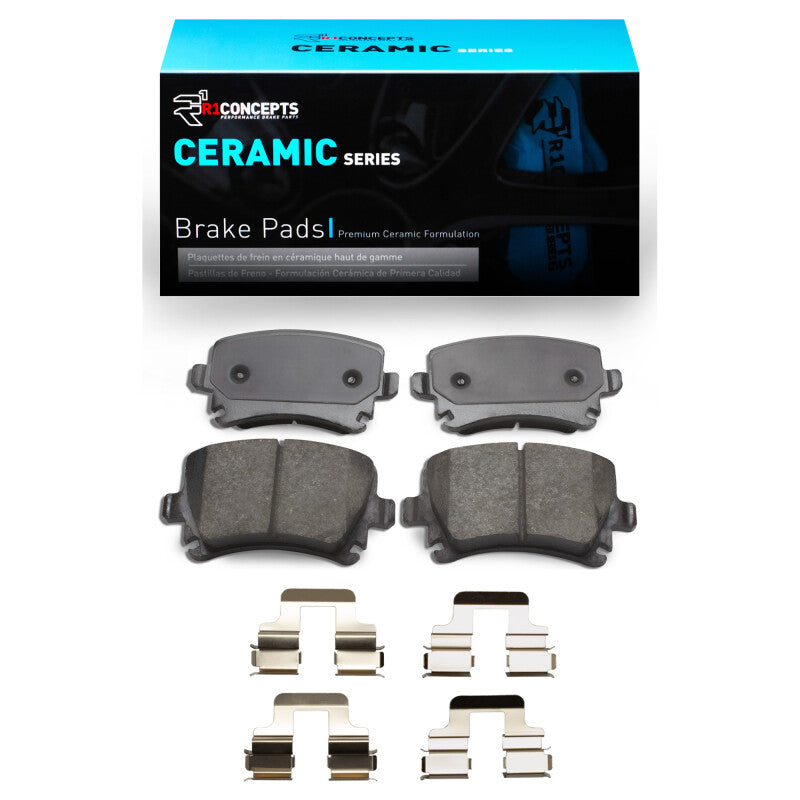 

R1 Concepts 2310-1108-01 - RNC2310-1108-01 - R1 00-18 Audi A4 (Mexico) Rear Ceramic Brake Pads & Hardware Kit - Shipped in Europe - Tuningsupply.com
