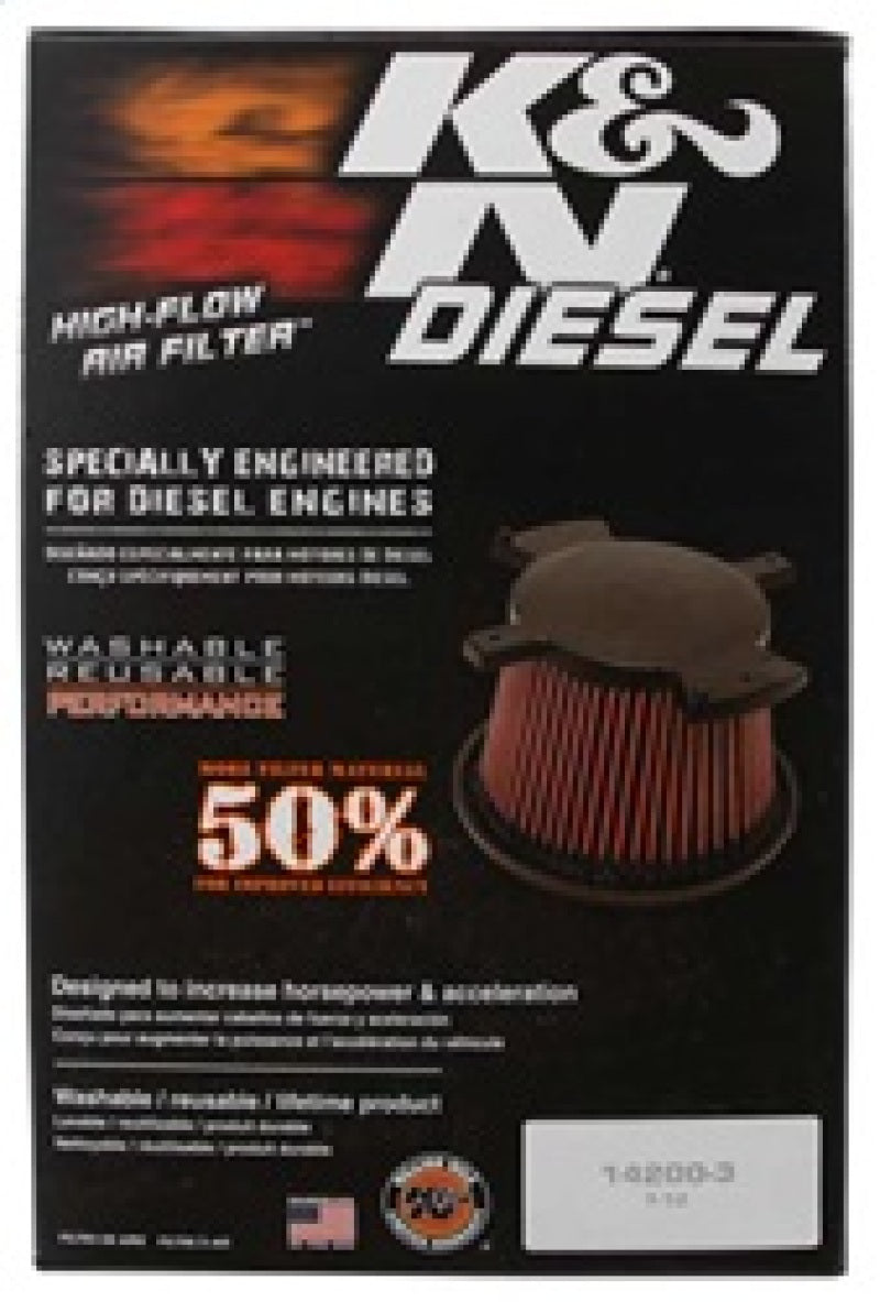 

K&N Engineering E-0784 - KNNE-0784 - K&N 07 Dodge Ram 2500/3500 6.7L-L6 DSL Drop In Air Filter - Shipped in Europe - Tuningsupply.com
