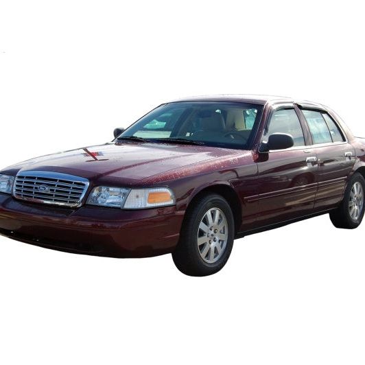 AVS 98-11 Ford Crown Victoria (Short Rears) Ventvisor Outside Mount Window Deflectors 4pc - Smoke-tuningsupply.com