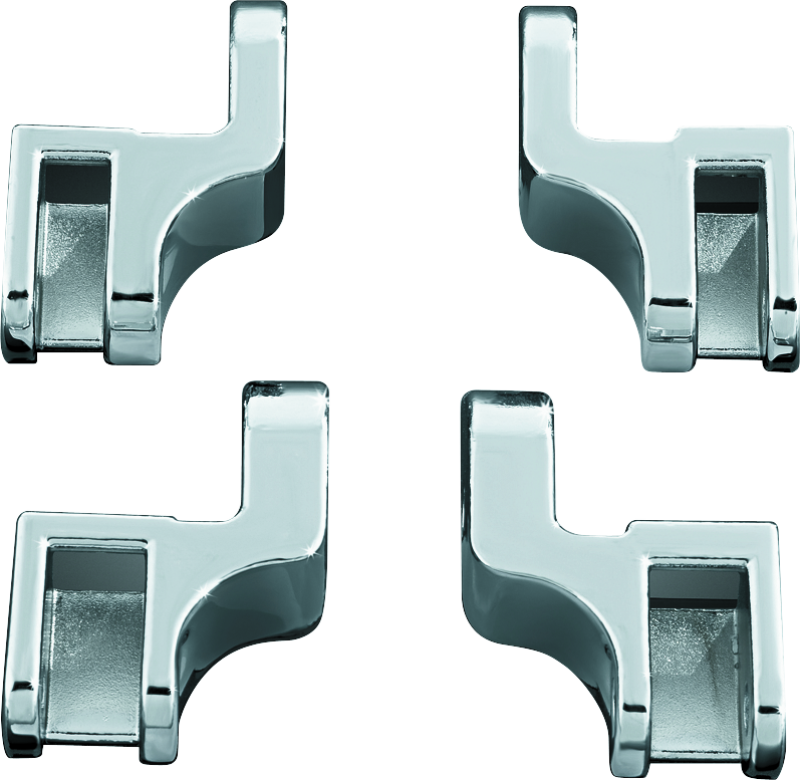 Kuryakyn Driver Floorboard Relocation Brackets For FLST Models Chrome-tuningsupply.com