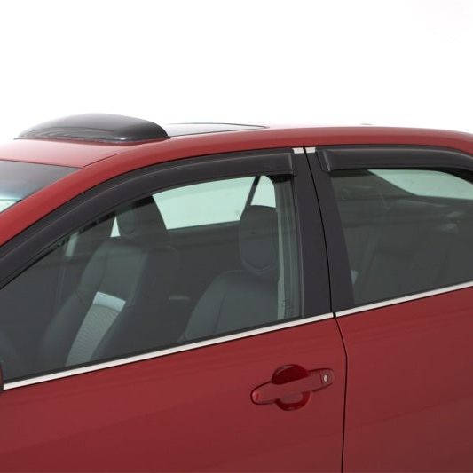 AVS 07-12 Nissan Versa Hatch Ventvisor Outside Mount Window Deflectors 4pc - Smoke-tuningsupply.com