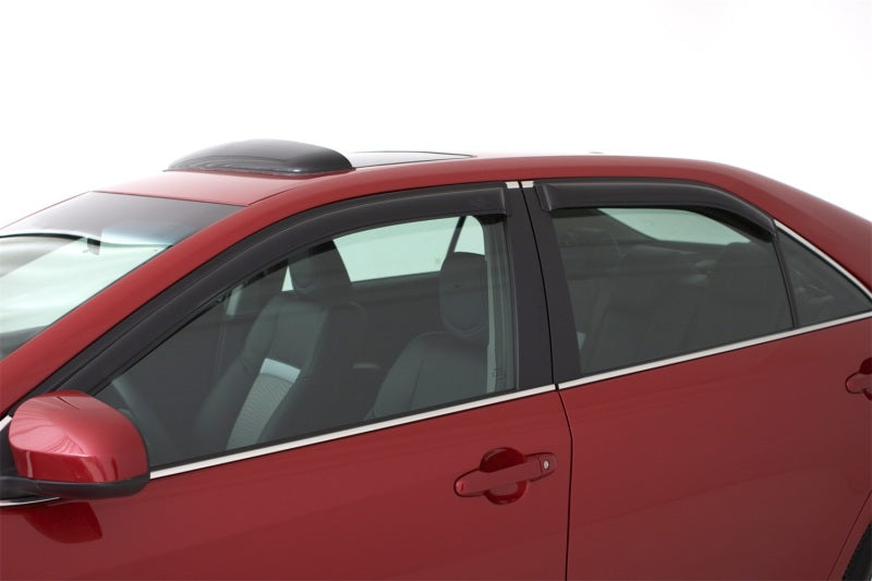 AVS 10-18 Ford Taurus Ventvisor Outside Mount Window Deflectors 4pc - Smoke-tuningsupply.com