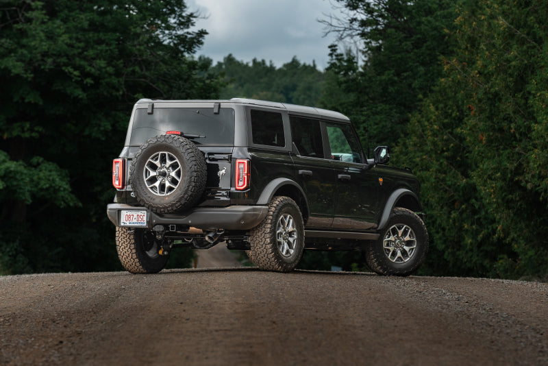 MBRP 2021+ Ford Bronco 2.3L/2.7L EcoBoost 3in Black Aluminized Catback Exhaust-tuningsupply.com