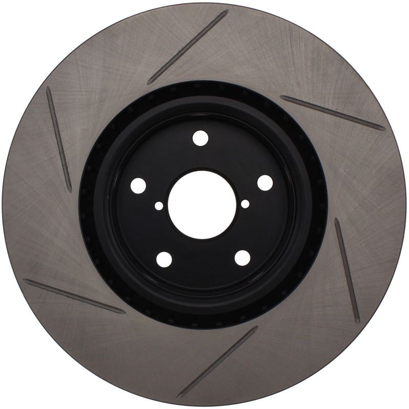 StopTech Power Slot 05-08 STi Front Right Slotted Rotor-Brake Rotors - Slotted-Stoptech-STO126.47022SR-SMINKpower Performance Parts