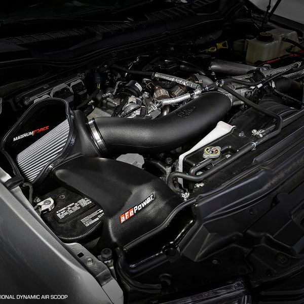 aFe Magnum FORCE Stage-2 Pro DRY S Cold Air Intake System 17-18 Ford Diesel Trucks V8-6.7L (td)-tuningsupply.com