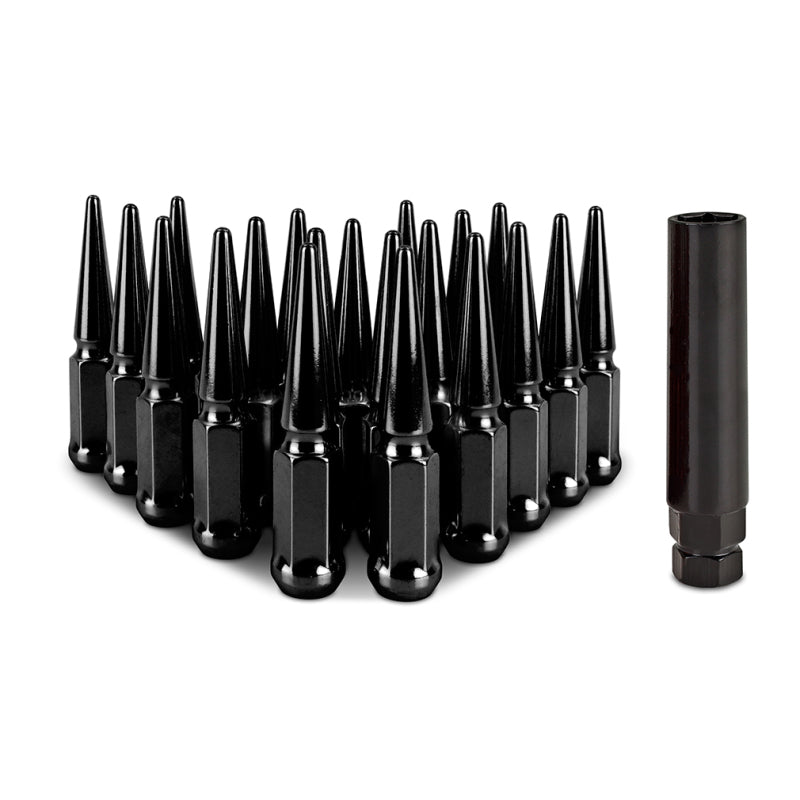 
  

Mishimoto MMLG-SP1215-20BK - MISMMLG-SP1215-20BK - Mishimoto Steel Spiked Lug Nuts M12x1.5 20pc Set - Black - Shipped in Europe - Tuningsupply.com

