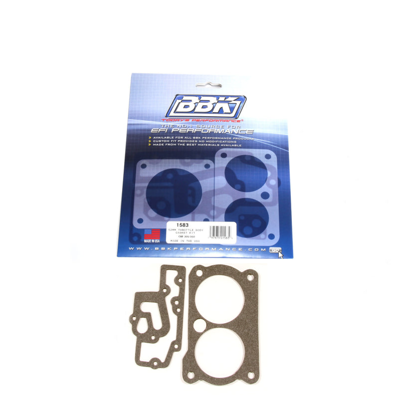 

BBK 1583 - BBK1583 - BBK 85-97 GM 305350 LT1 Twin 52mm Throttle Body Gasket Kit - Shipped in Europe - Tuningsupply.com
