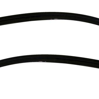 AVS 12-14 Ford Mustang Ventvisor Outside Mount Window Deflectors 2pc - Smoke-tuningsupply.com