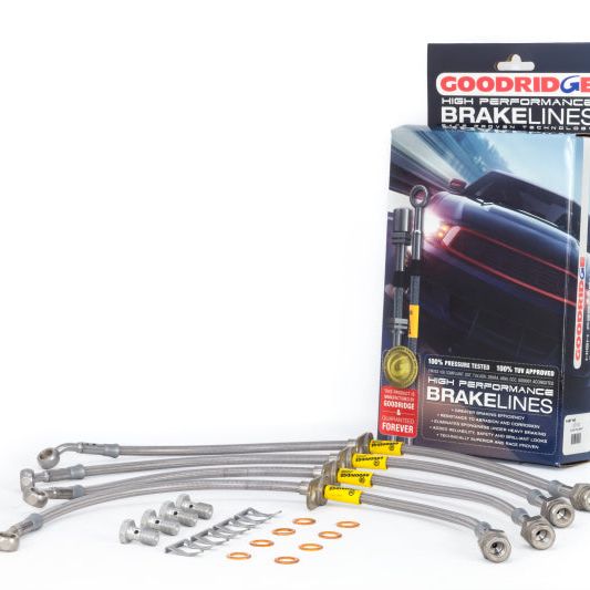 Goodridge 04-08 Acura TSX Stainless Steel Brake Line Kit-tuningsupply.com