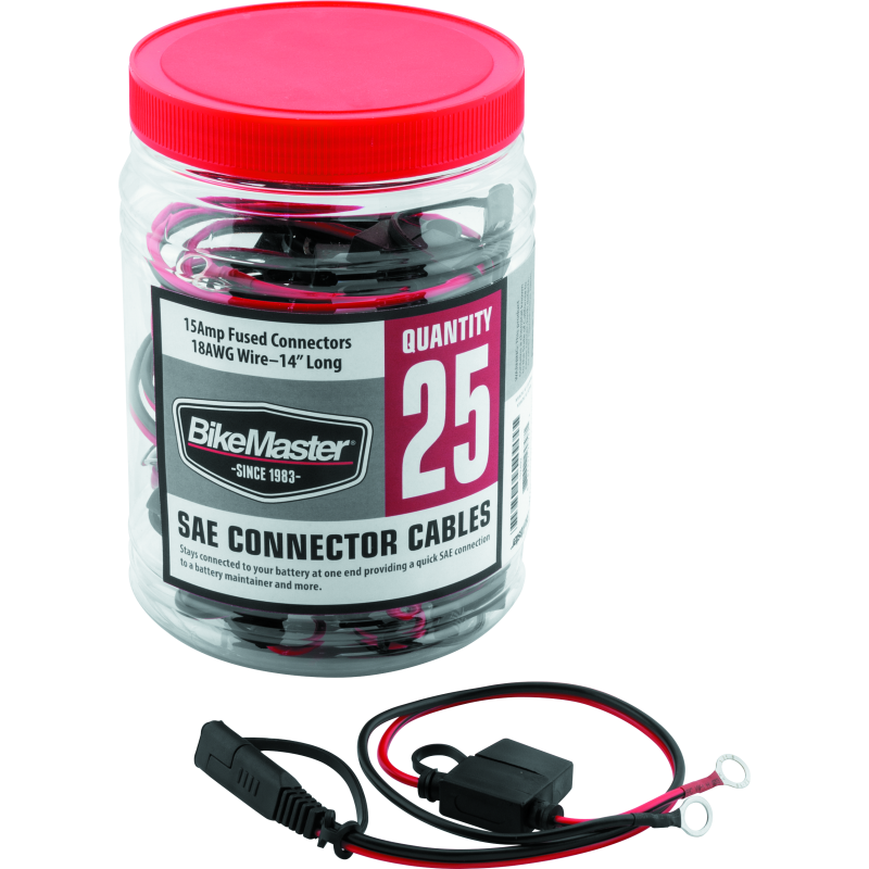 BikeMaster Sae Wire w/Fuse - 25Piece Tub-tuningsupply.com