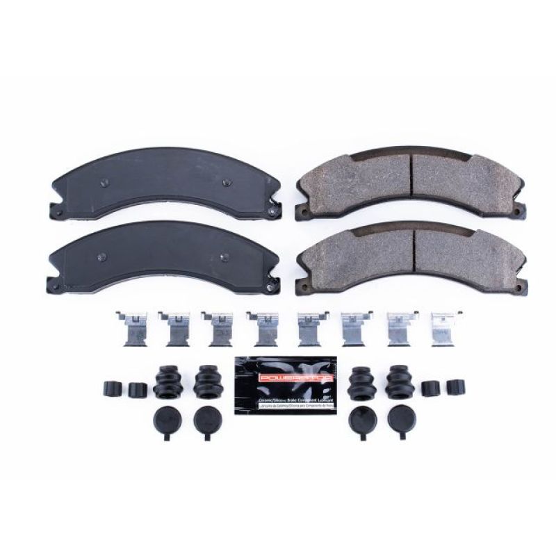 Power Stop 12-19 Chevrolet Silverado 2500 HD Front or Rear Z23 Evolution Sport Brake Pads w/Hardware-tuningsupply.com