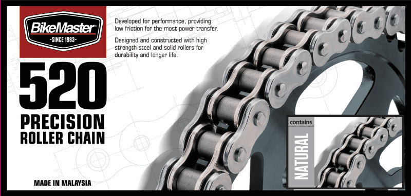 

BikeMaster 197556 - BKM197556 - BikeMaster 520x82 Chain - Shipped in Europe - Tuningsupply.com
