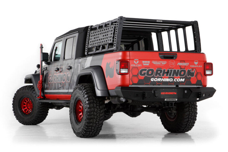

Go Rhino  - GOR5950000T - Go Rhino 19-21 Jeep Gladiator XRS Overland Xtreme Rack - Black - Shipped in Europe - Tuningsupply.com
