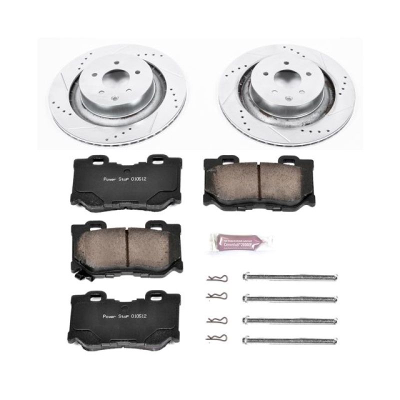 
  

PowerStop K4732 - PSBK4732 - Power Stop 08-13 Infiniti G37 Rear Z23 Evolution Sport Brake Kit - Shipped in Europe - Tuningsupply.com


