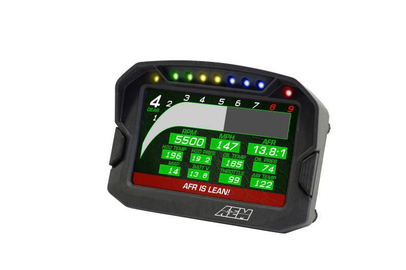 AEM CD-5LG Carbon Logging Digital Dash Display w/ Internal 10Hz GPS & Antenna-tuningsupply.com