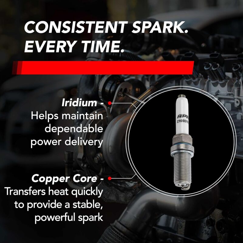 

APR Z1003100 - APRZ1003100 - APR EA888.3/4/EA855.2/EA824 Iridium Pro Spark Plug - Heat Range 9 - 14mm x 26.5mm x 16mm - SINGLE - Shipped in Europe - Tuningsupply.com
