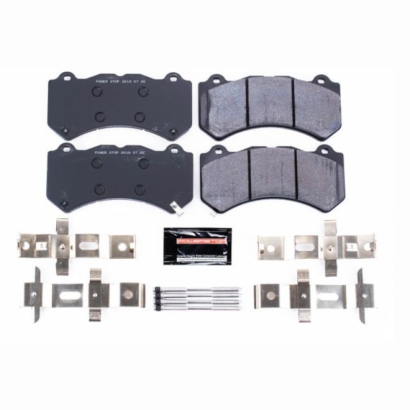 Power Stop 16-19 Cadillac ATS Front Track Day Brake Pads-tuningsupply.com