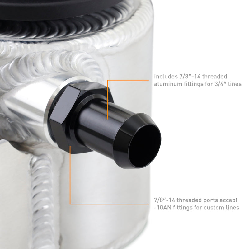 

Mishimoto MMRT-EXP-TRDB - MISMMRT-EXP-TRDB - Mishimoto Universal Aluminum Coolant Expansion Tank - Brushed - Shipped in Europe - Tuningsupply.com
