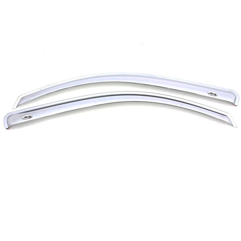 AVS 94-01 Dodge RAM 1500 (Excl. Towing Mirror) Outside Mount Front Window Ventvisor 2pc - Chrome-tuningsupply.com