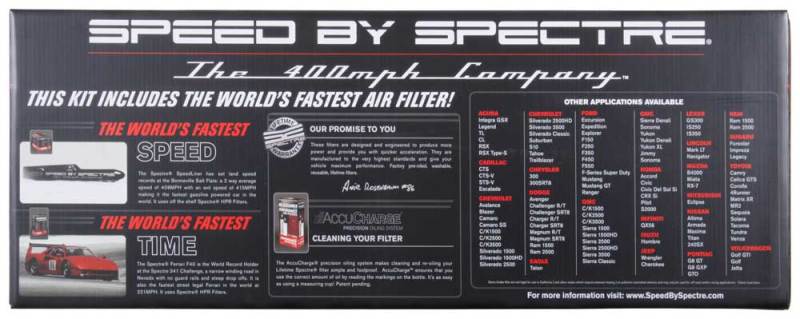 

Spectre 9900 - SPE9900 - Spectre 99-07 GM Truck V8-4.8/5.3/6.0L F/I Air Intake Kit - Clear Anodized w/Red Filter - Shipped in Europe - Tuningsupply.com
