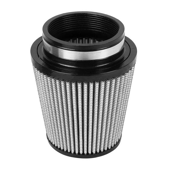 aFe Magnum FLOW Pro DRY S Universal Replacement Air Filter F-4in. / B-6in. / T-4.5in. (Inv) / H-6in.-tuningsupply.com