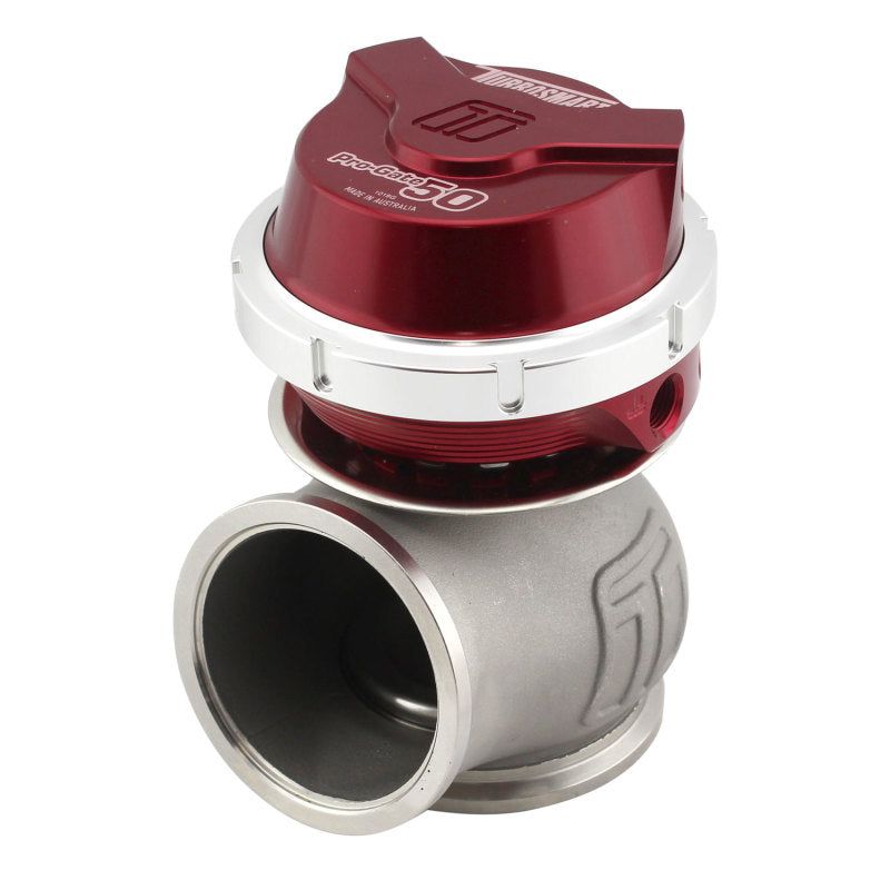 Turbosmart WG50 Gen V Pro-Gate 50 14psi Red-Wastegates-Turbosmart-TURTS-0554-1014-SMINKpower Performance Parts