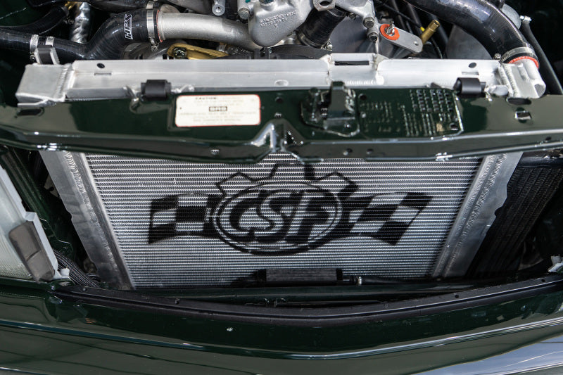 CSF 84-88 Mercedes-Benz W201 190E 2.3L - 16 w/ A/C High Performance Aluminum Radiator-tuningsupply.com