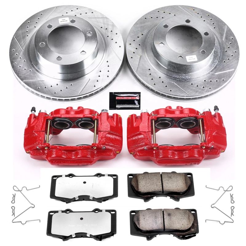 

PowerStop KC2421-36 - PSBKC2421-36 - Power Stop 03-09 Toyota 4Runner Front Z36 Truck & Tow Kit w/Cals - Shipped in Europe - Tuningsupply.com

