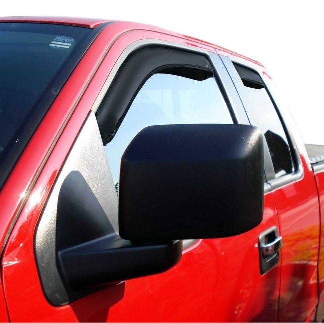 AVS 22-23 Toyota Tundra Ext. Cab/DC Ventvisor Front & Rear Window Deflectors 4pc - Smoke-tuningsupply.com