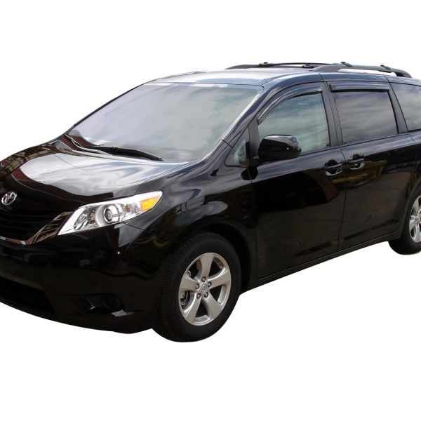 AVS 11-18 Toyota Sienna Ventvisor Outside Mount Window Deflectors 4pc - Smoke-tuningsupply.com