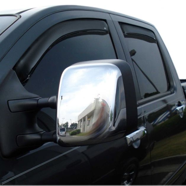 AVS 04-15 Nissan Titan Crew Cab Ventvisor In-Channel Front & Rear Window Deflectors 4pc - Smoke-tuningsupply.com