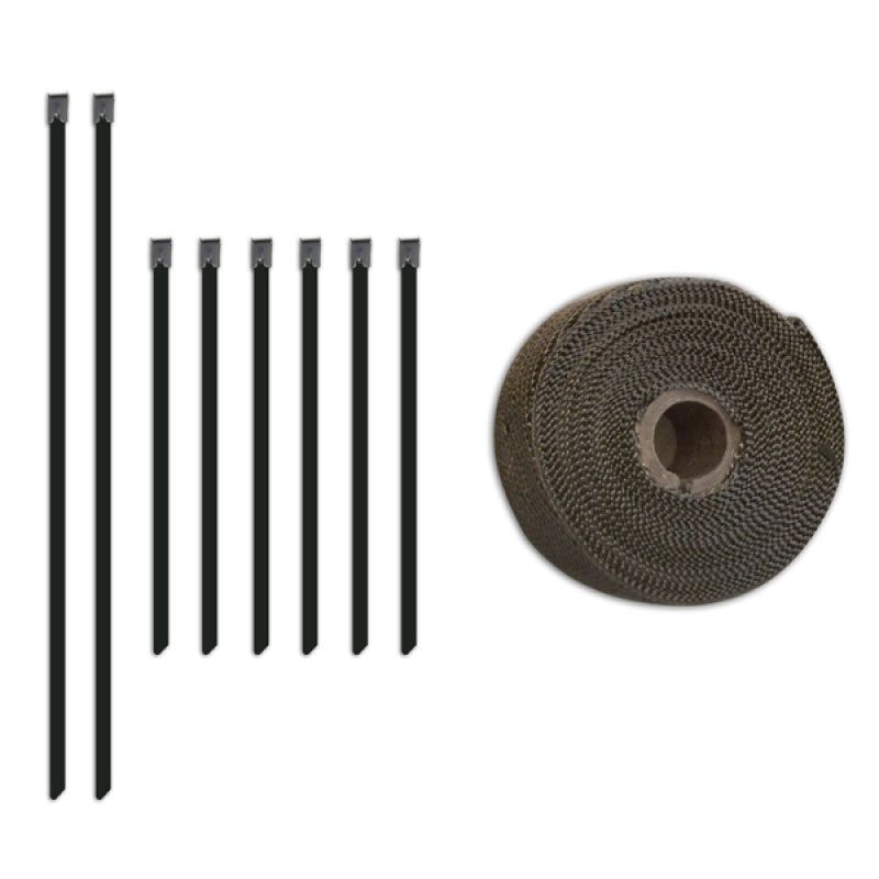 Mishimoto 2 inch x 35 feet Heat Wrap with Stainless Locking Tie Set-tuningsupply.com