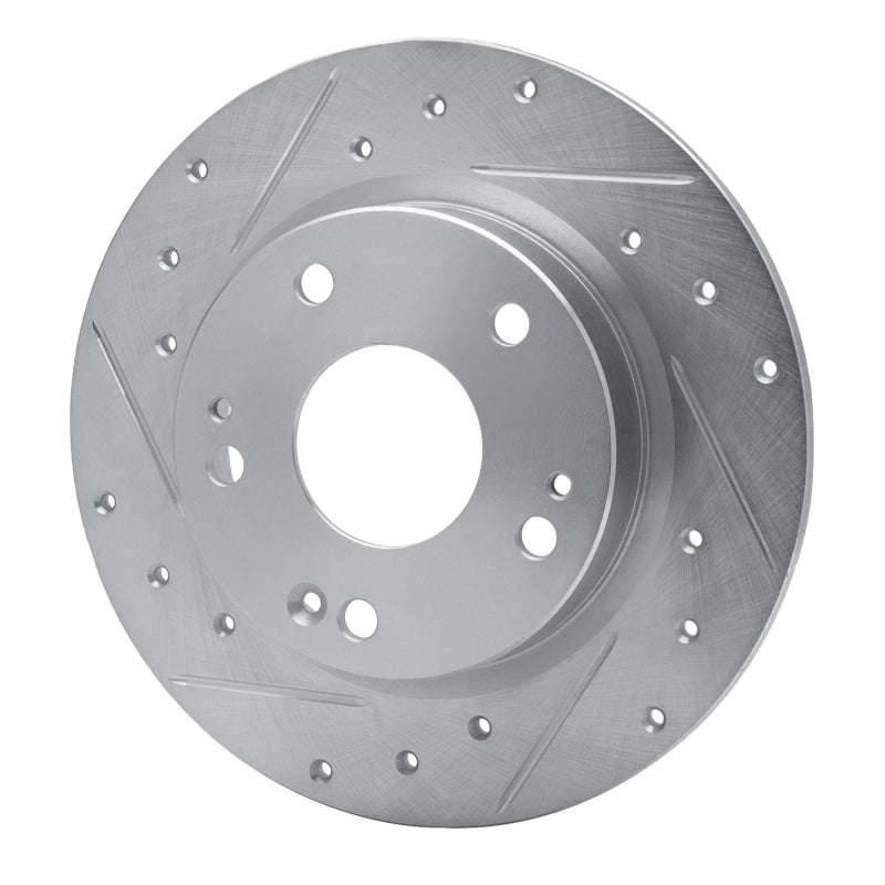 

R1 Concepts 631-59059L - RNC631-59059L - R1 16-25 Honda Civic Hatchback Rear Left Drilled & Slotted Silver Brake Rotor - Shipped in Europe - Tuningsupply.com
