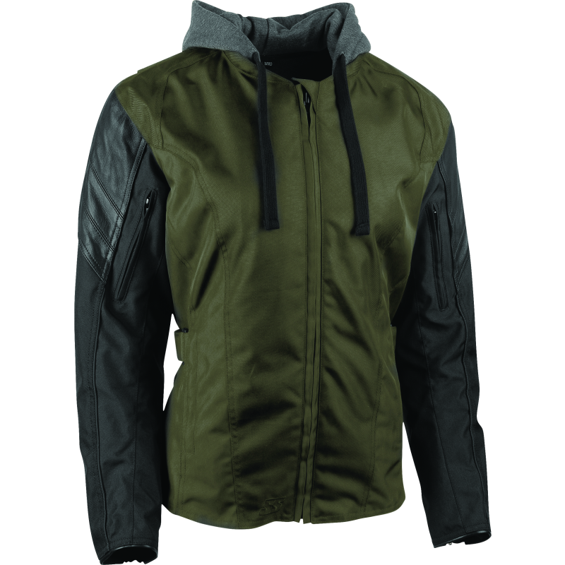 Speed and Strength Double Take Jacket Womens Olive/Black - Medium