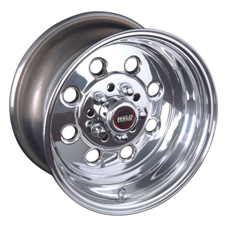 Weld Draglite 15x3.5 / 5x4.5 & 5x4.75 BP / 1.375in. BS Polished Wheel - Non-Beadlock-Wheels - Forged-Weld-WEL90-54340-SMINKpower Performance Parts