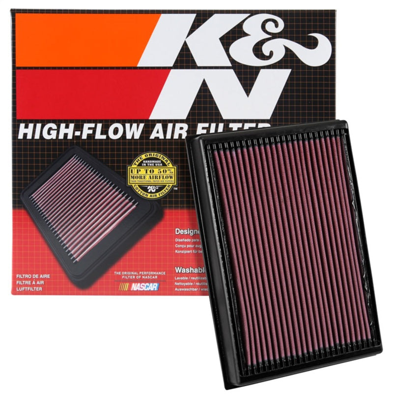 

K&N Engineering 33-5048 - KNN33-5048 - K&N 2016 Nissan Titan XD V8-5.0L Replacement Drop In Air Filter - Shipped in Europe - Tuningsupply.com
