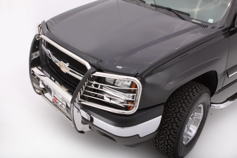 AVS 03-06 Chevy Avalanche (w/o Body Hardware) Bugflector Medium Profile Hood Shield - Smoke-tuningsupply.com