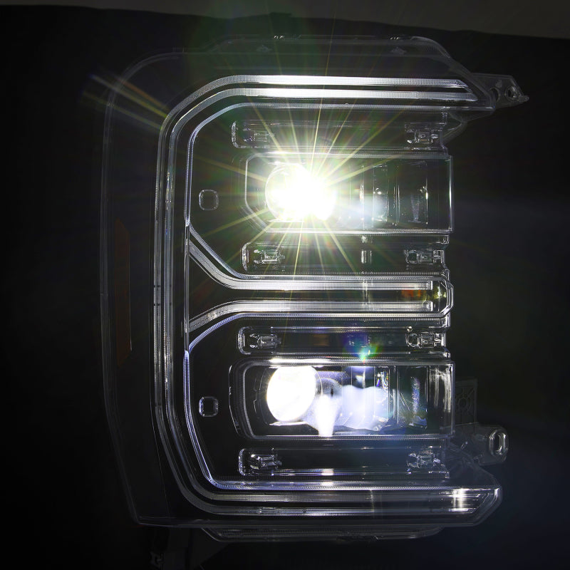

AlphaRex 880908 - ARX880908 - AlphaRex 23-26 Ford F-250 SD LUXX LED Proj Headlights Alpha Blk w/Activ Light/Seq Signal/Switchback - Shipped in Europe - Tuningsupply.com
