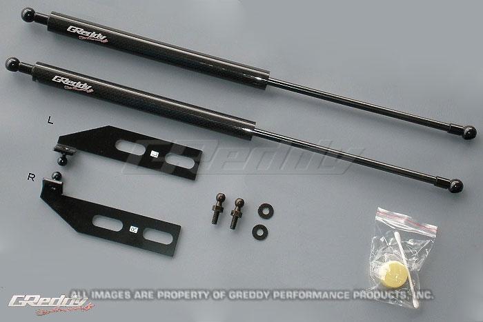 
  

GReddy 18540101 - GRE18540101 - GReddy 93-96 Mazda RX7 FD3S Engine Hood Lifter Kit (Designed for OEM weight hoods) - Shipped in Europe - Tuningsupply.com

